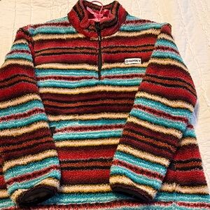 Hooey Ladies Striped Sweater - Multicolor